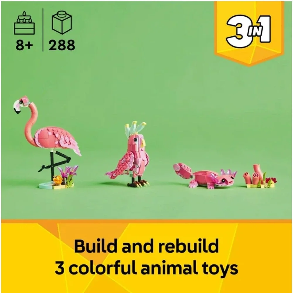 LEGO CREATOR / WILD ANIMALS / PINK FLAMINGO / 31170 / BRAND NEW / SEALED